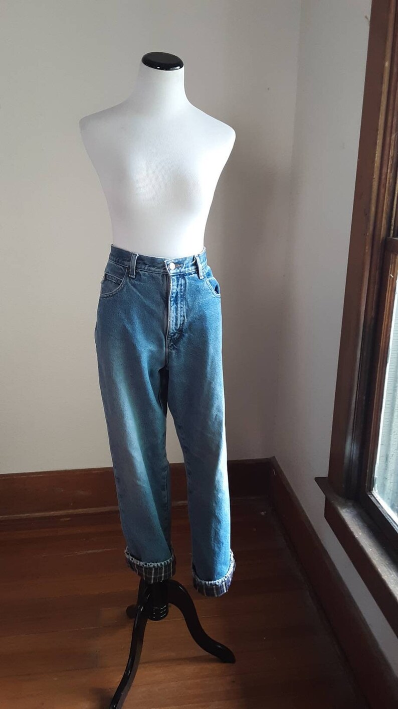 Ll bean flannel lined jeans 31\\u00d729 