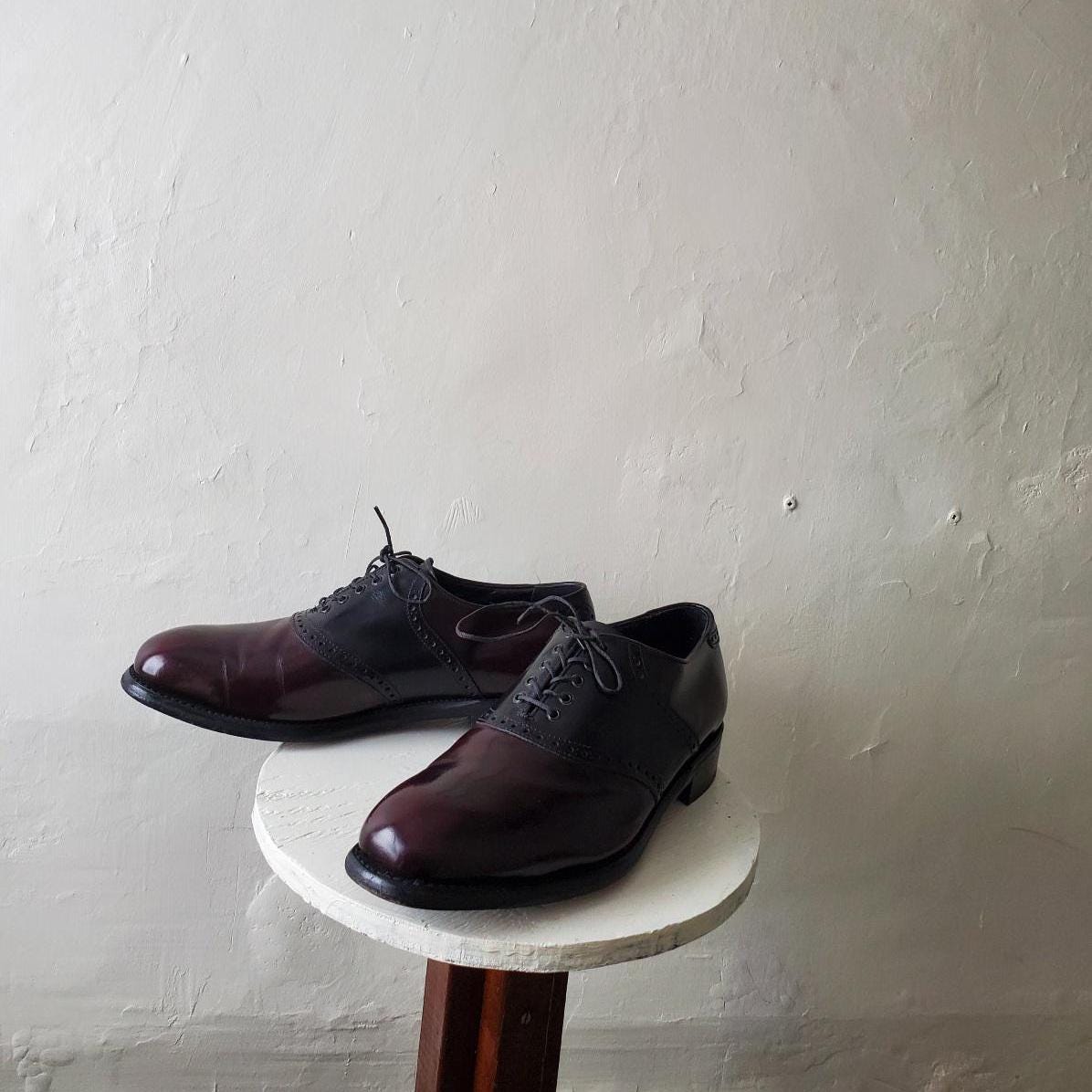 Mocassins Florsheim Imperial Cuir Bordeaux - Taille 9.5 D (US) - Occasion Très Bon état