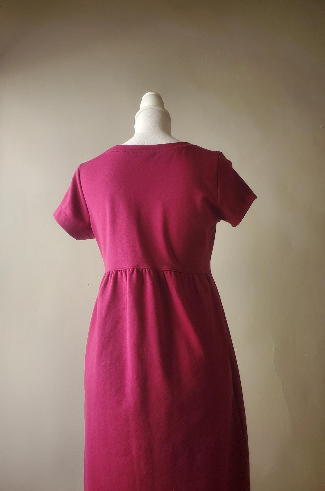 Robe Banana Republic En Cuir Extensible - Taille 8, Blanche, Manches Courtes, Neuve