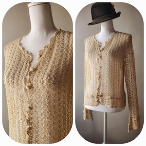 90s Cotton Cardigan - Etsy