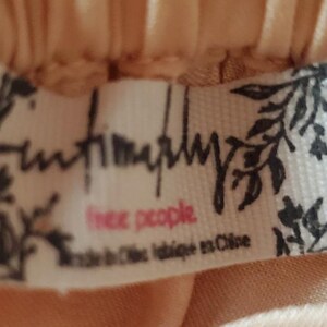 Free People xs peach lingerie intimately lace polyester valentine date image 2