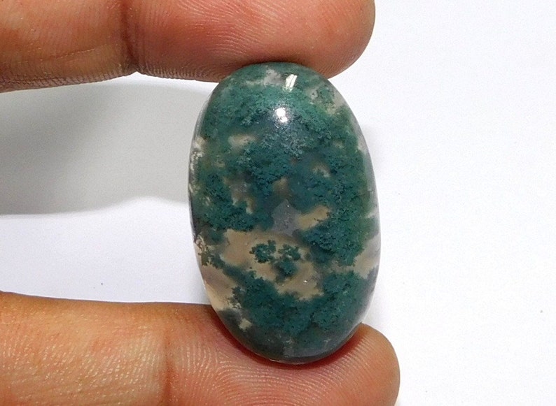 Individual 100/% Natural Moss Agate Moss Agate Cabochons Cabs Jewelry Making Supplies Healing Gemstone Free Shipping