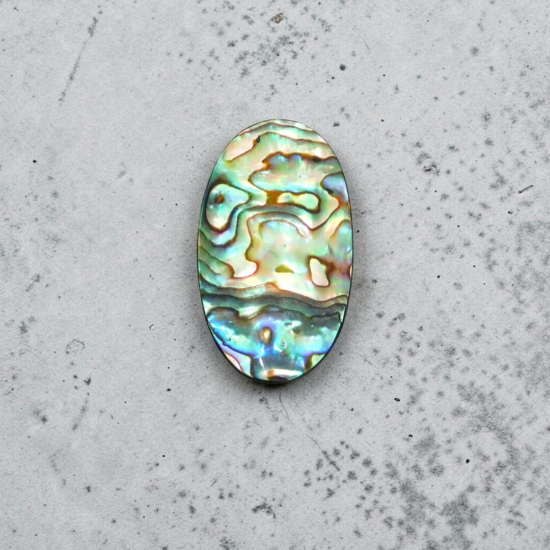 Iridescent Abalone Shell Cabochon: Flat Back Mother of Pearl AL-59 - Etsy