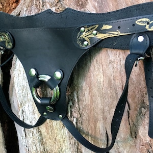 Strap On Harness - Strapon Harness - Leather Strap on Harness - Dirty Darlings - Strapon - Strap on - Leather Harness for Women