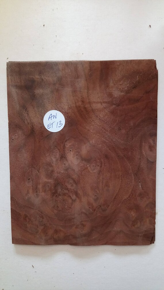 CONSECUTIVE SHEETS OF INDIAN MAHOGANY VENEER 18 X 31 cm IM#1 MARQUETRY
