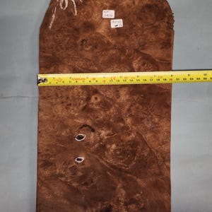 American Walnut burr veneer - 2 consecutive sheets 18x38cm - ET1006