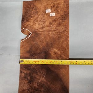 American Walnut burr veneer - 4 consecutive sheets 13x34cm - ET713