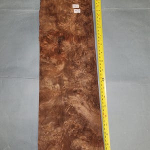 American Walnut burr veneer - 2 consecutive sheets 14x52cm - ET1025