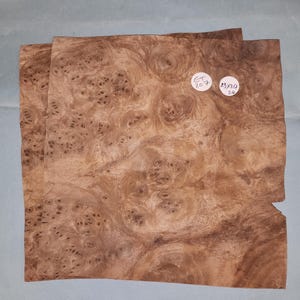 American Walnut burr veneer - 2 consecutive sheets 23x24cm - ET207