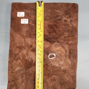 American Walnut burr veneer - 4 consecutive sheets 16x21cm - ET412