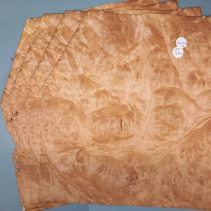 Chestnut burr veneer - 4 consecutive sheets 30x32cm - ET1070