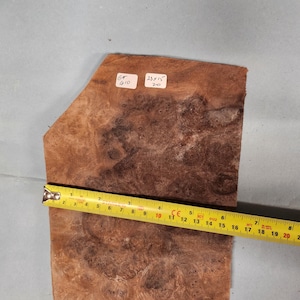 American Walnut burr veneer - 4 consecutive sheets 15x23cm - ET410