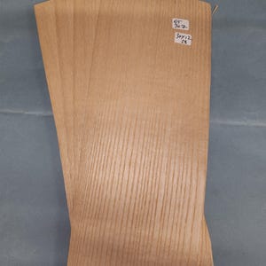 Ash veneer - 4 consecutive sheets 12x30cm - ET307