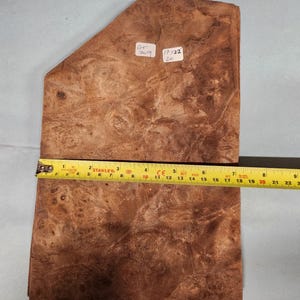 American Walnut burr veneer - 4 consecutive sheets 17x22cm - ET709