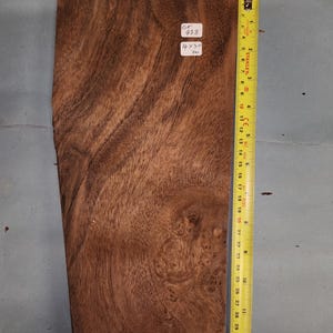 American Walnut burr veneer - 4 consecutive sheets 14x30cm - ET438