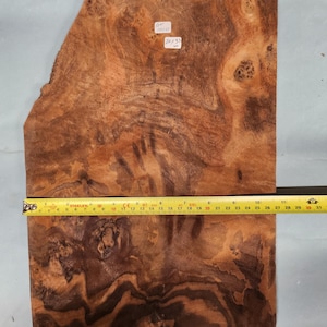 American Walnut burr veneer - 2 consecutive sheets 26x38cm - ET1010