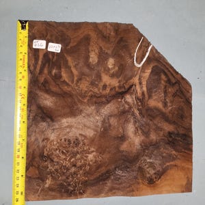 American Walnut burr veneer - 4 consecutive sheets 22x23cm - ET426