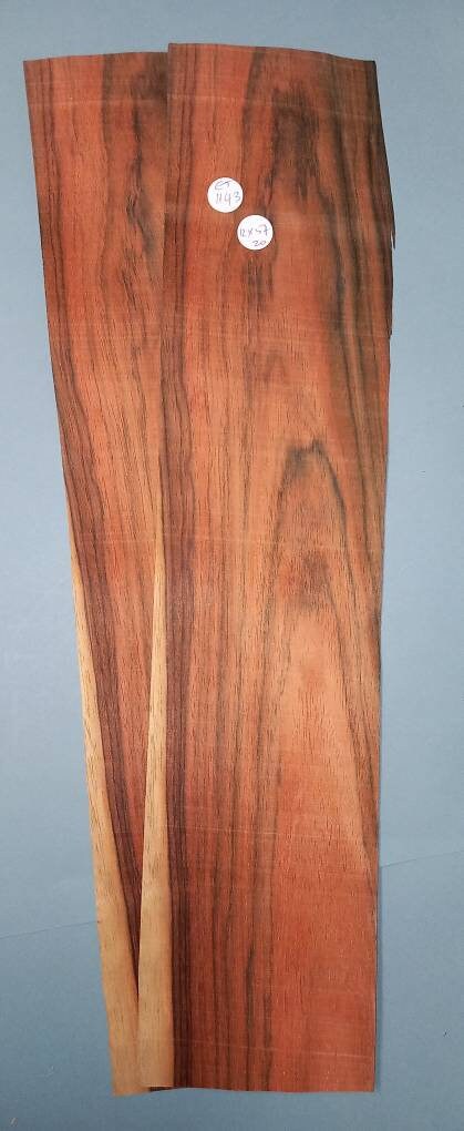 Rosewood Rio Veneer - 2 Consecutive Sheets 12x57cm - ET1143 - Etsy UK