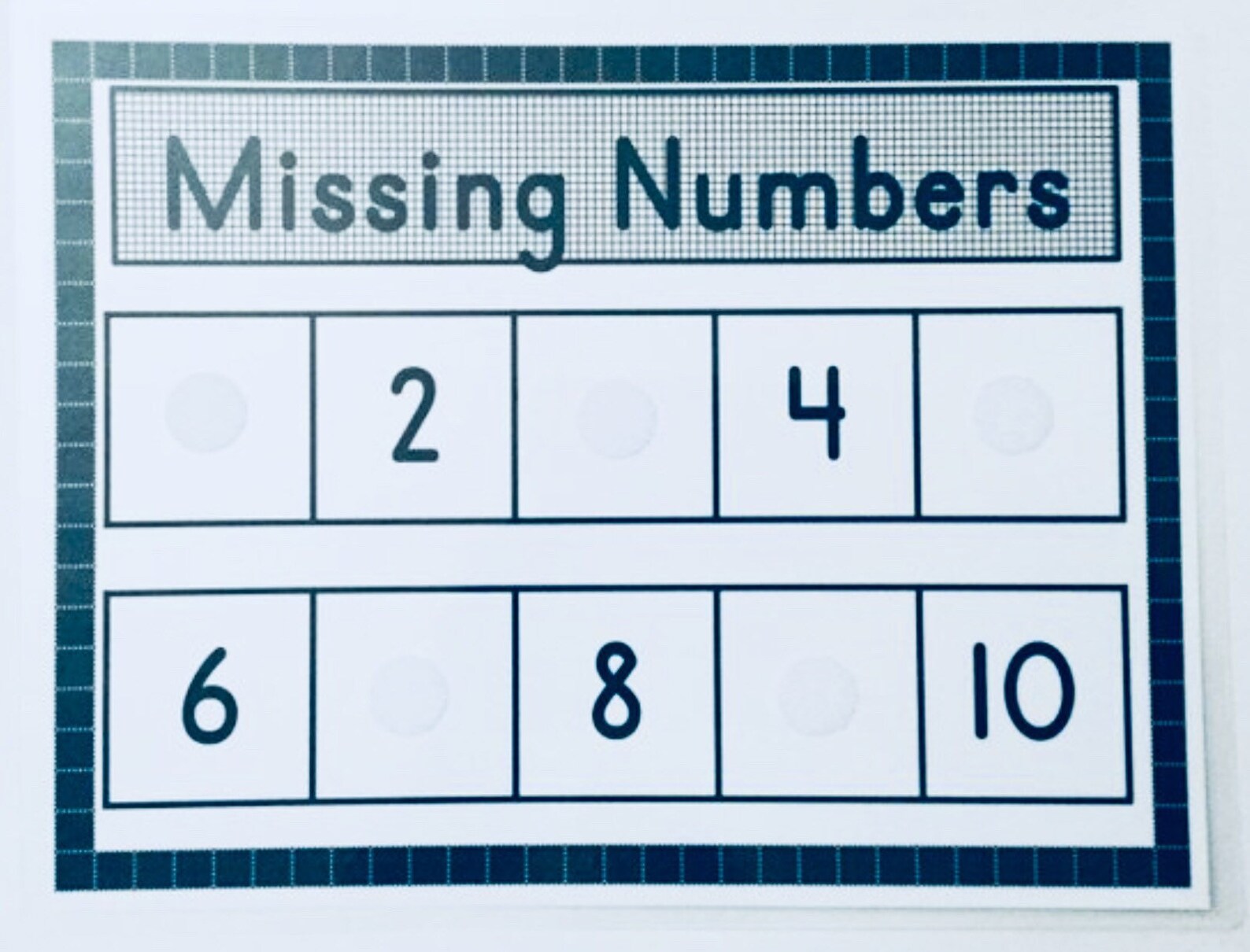 Numbers 110 Game Learning Gamekindergarten Gamepreschool Etsy