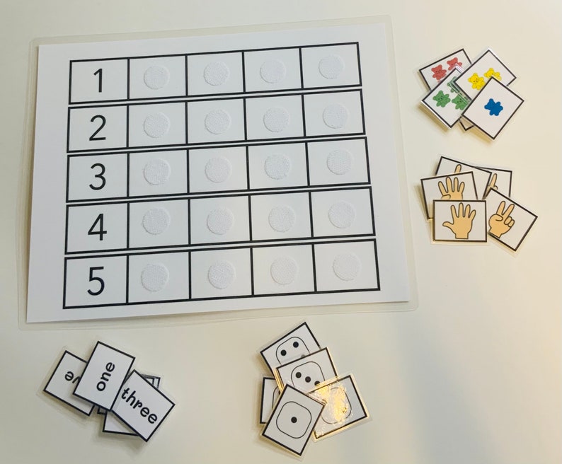 counting to 5numbers 1 5 gamekindergartenpreschoolmath etsy