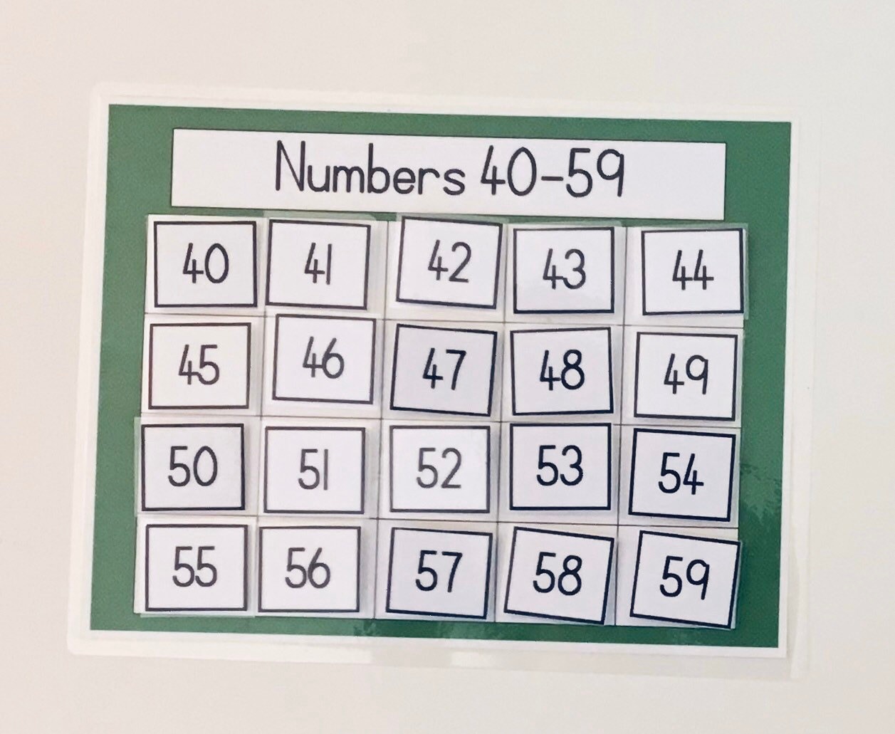 The number game. The number game