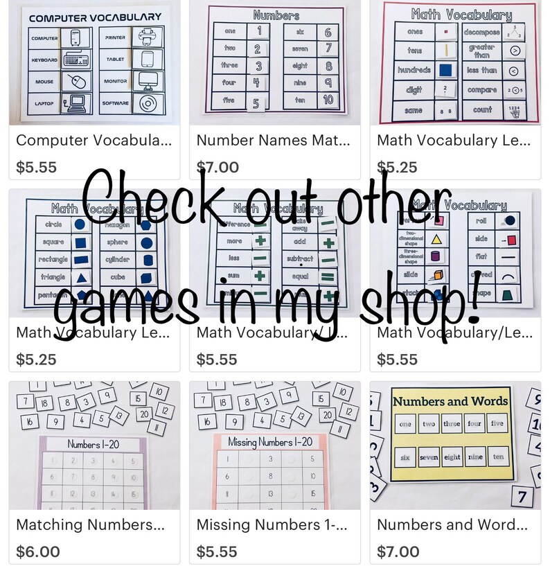 Days of the Week File Folder Game Educational Etsy