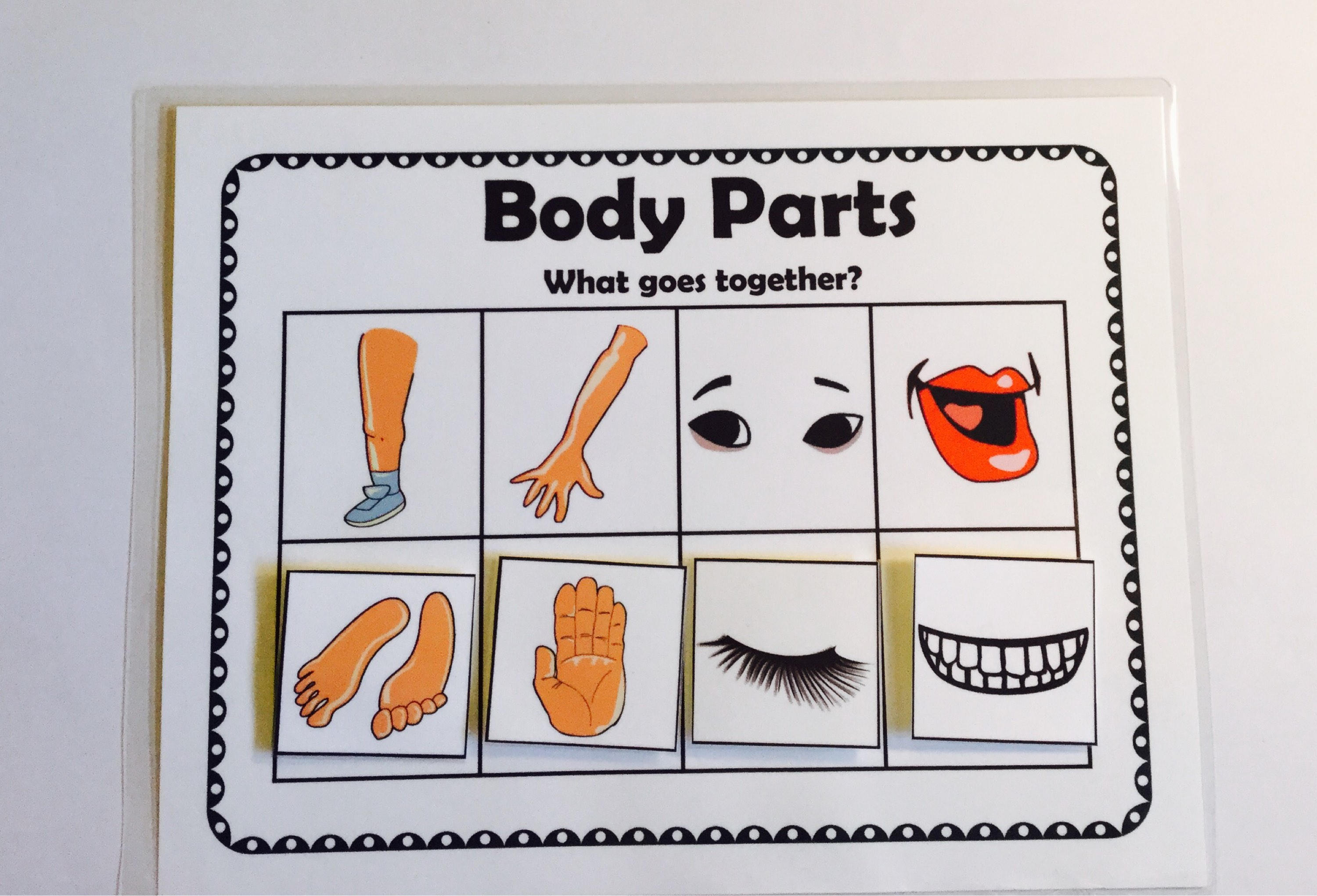 Body Parts Game//Kids Games Puzzles //Preschool ...