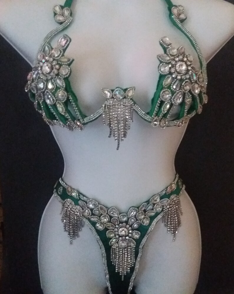 Green Carnival Samba Bikini