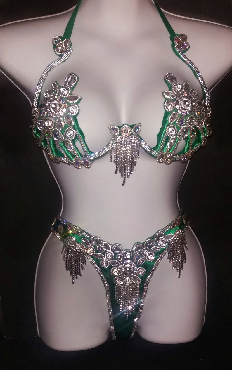 Green Carnival Samba Bikini