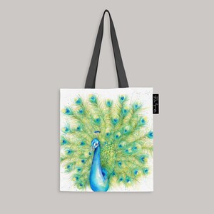 Peacock Tote Bag Etsy UK