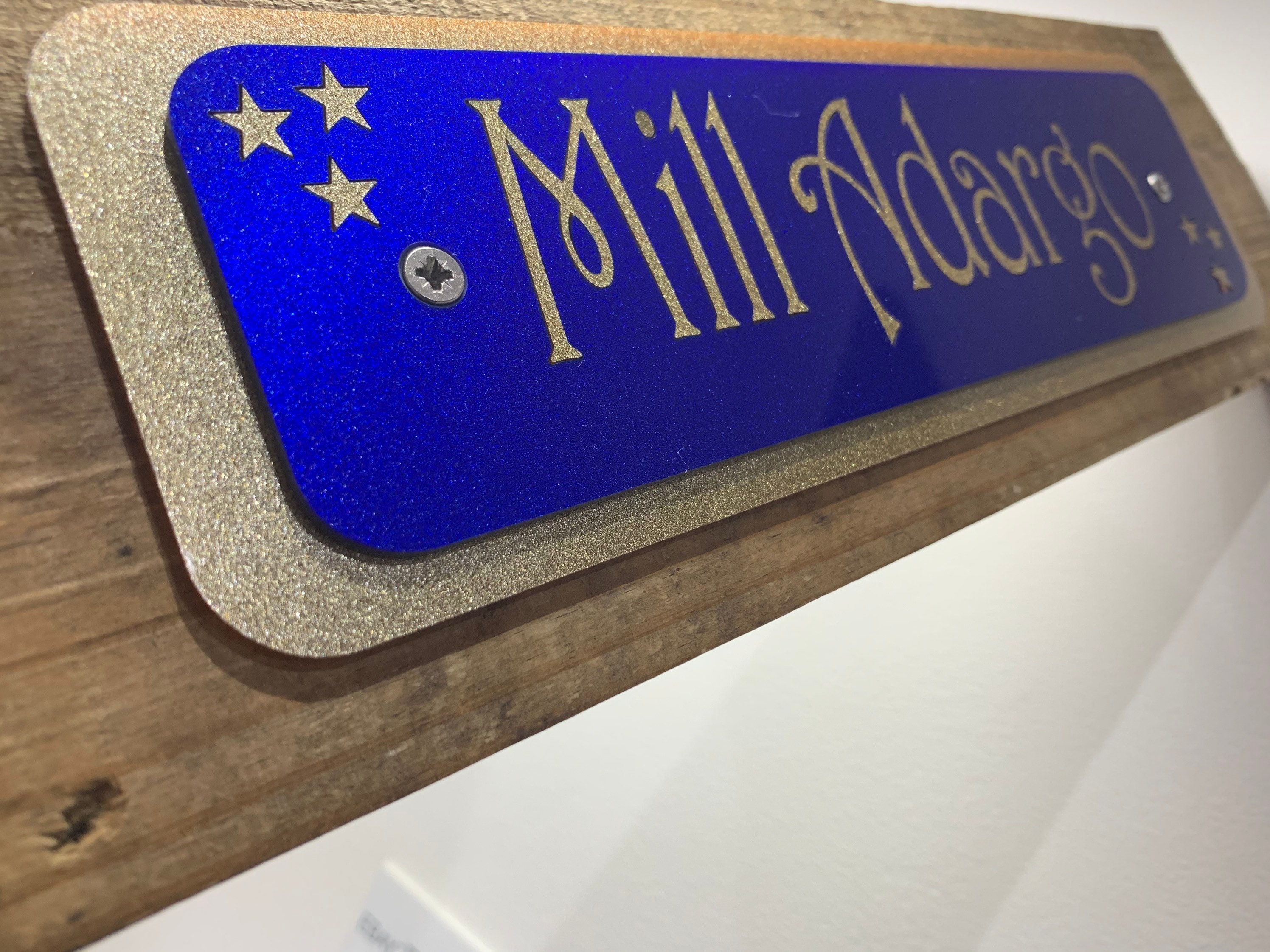 Personalized Horse Stable Name Plaque Bespoke Artwork Etsy