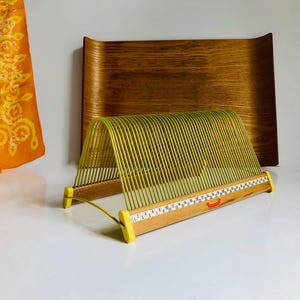 Polydor Rack for 50 Records! Vinyl Record Stand | Recipes Letters Bright Yellow | Sixties Seventies