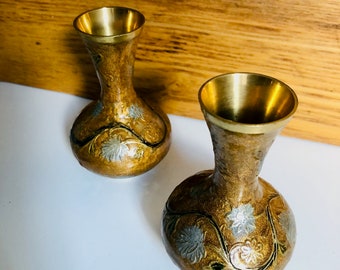 Pair! 2 candle holders or vases | Ornate | Oriental vases | Ornaments | Vintage