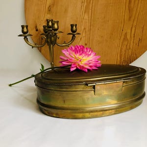 Antike Schatulle I Brotkasten Schatzkiste Geldkassette Schmuckschatulle I Jugendstil
