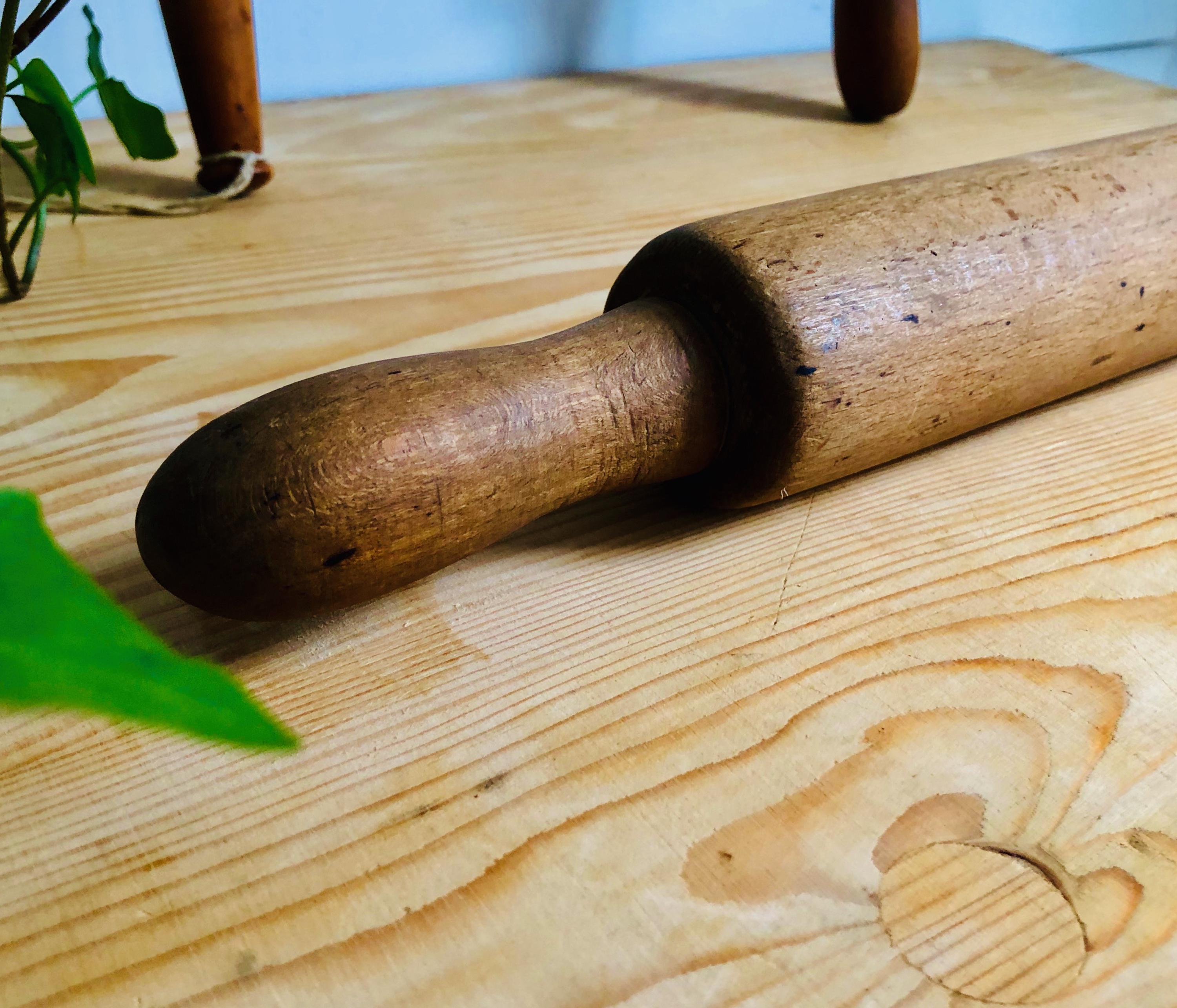 アンティークの麺棒、素朴で装飾的 | 非常に古い素晴らしい麺棒 - Etsy