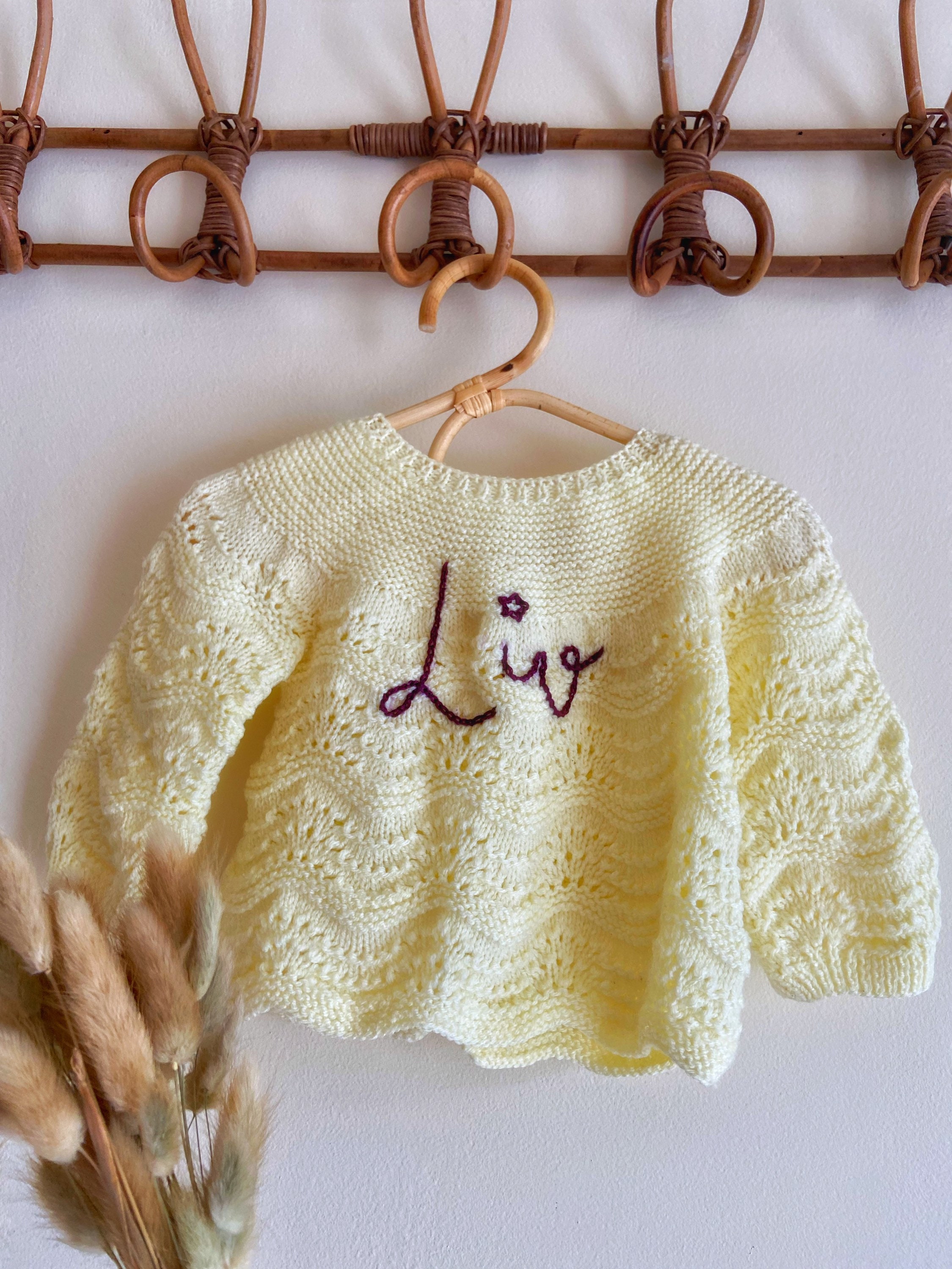 Lime Green Bra for Baby and Custom Hand Embroidery Collection Status: Second Hand #neutralsnow 1-3 months