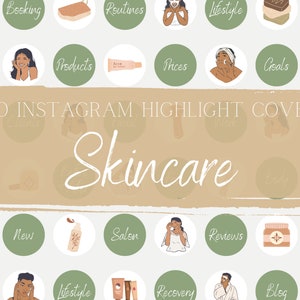 250 Skincare Esthetician Instagram Highlight Icons | Highlight Covers | Instagram Story Highlight Icons - Huidverzorging IG Story Covers