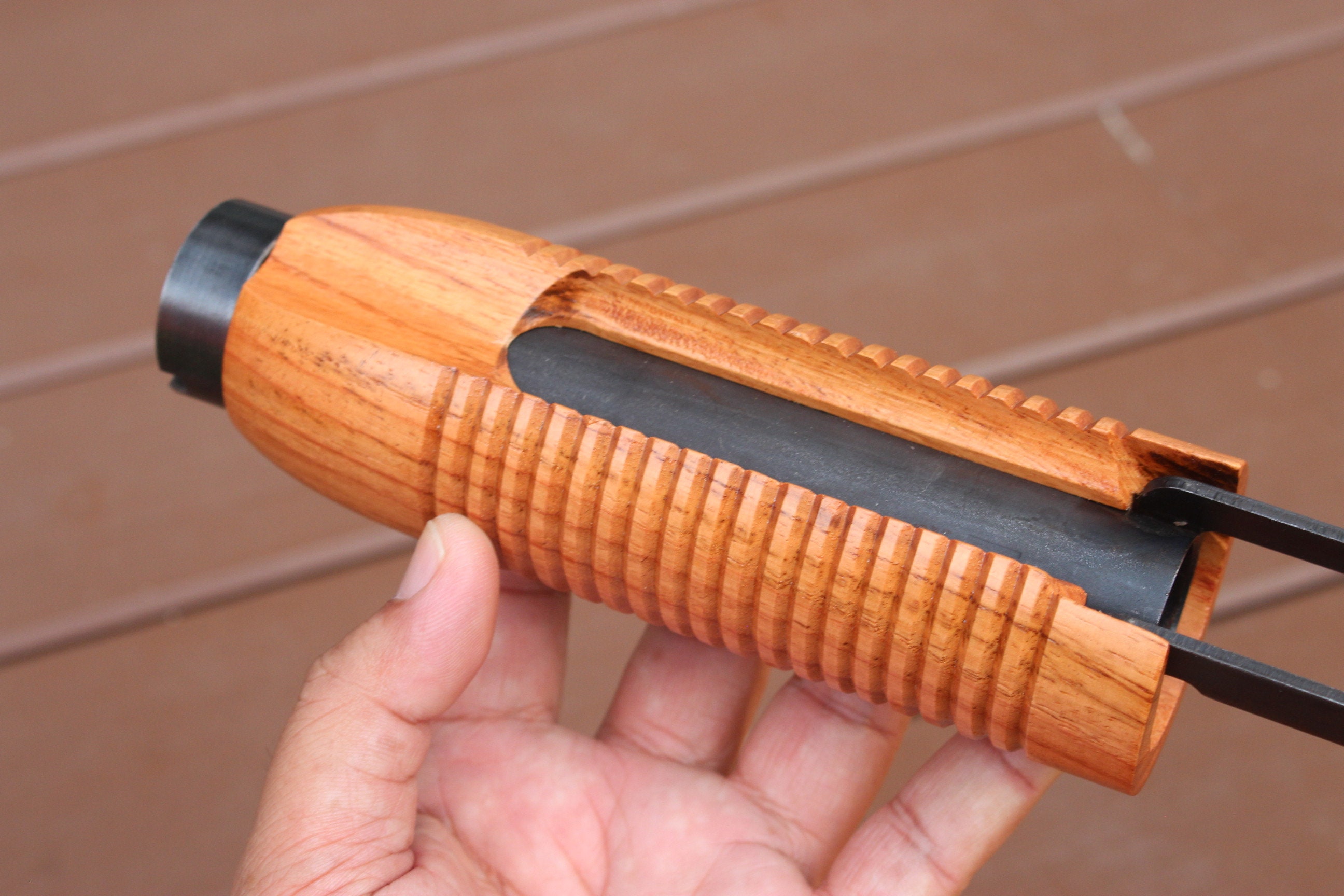 Padauk Wood Furniture For Remington 870 Tac14 12 Gauge Corn Etsy