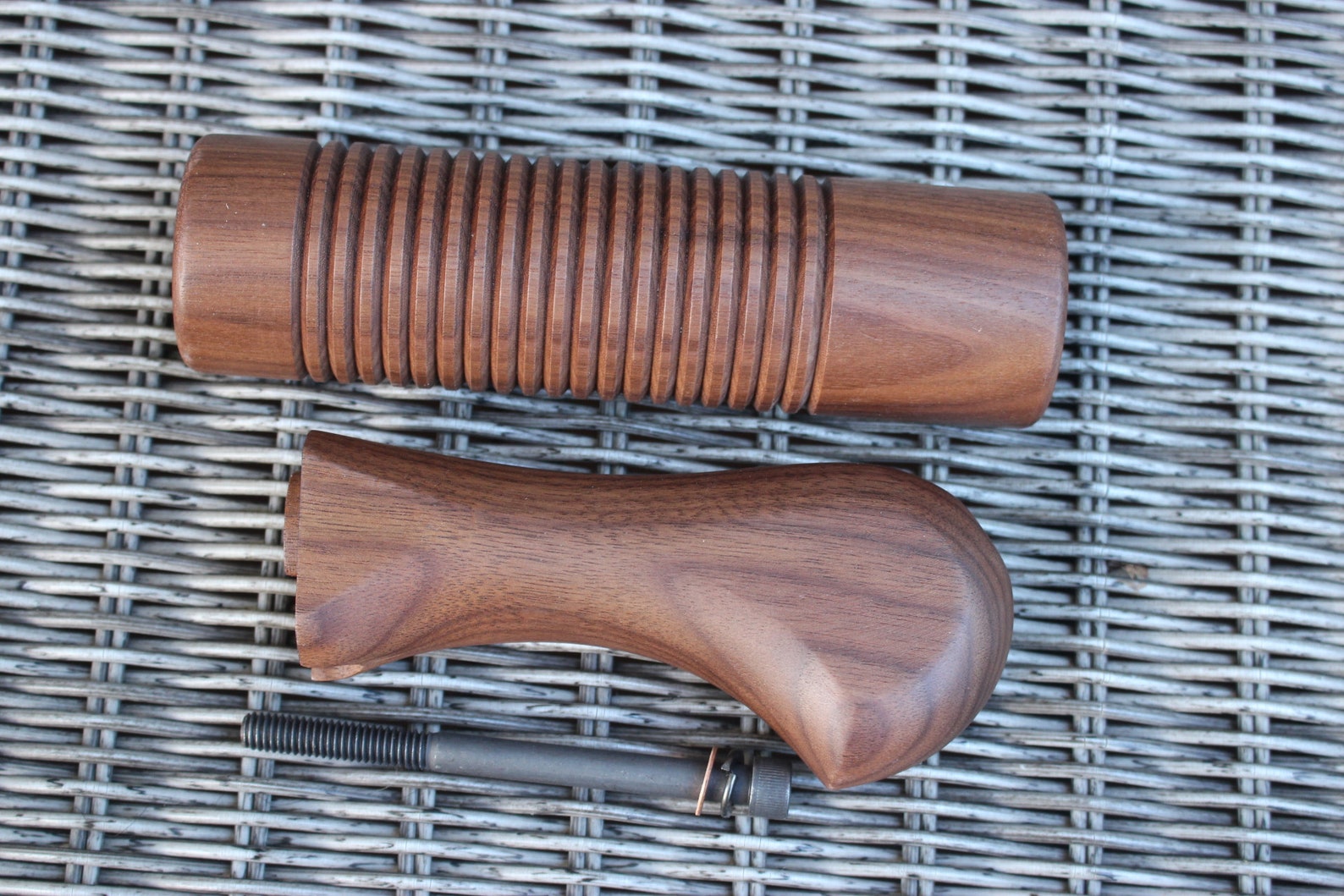 Woodstock Grips & Forearm Forend fit Mossberg 590 Shockwave 12 Etsy