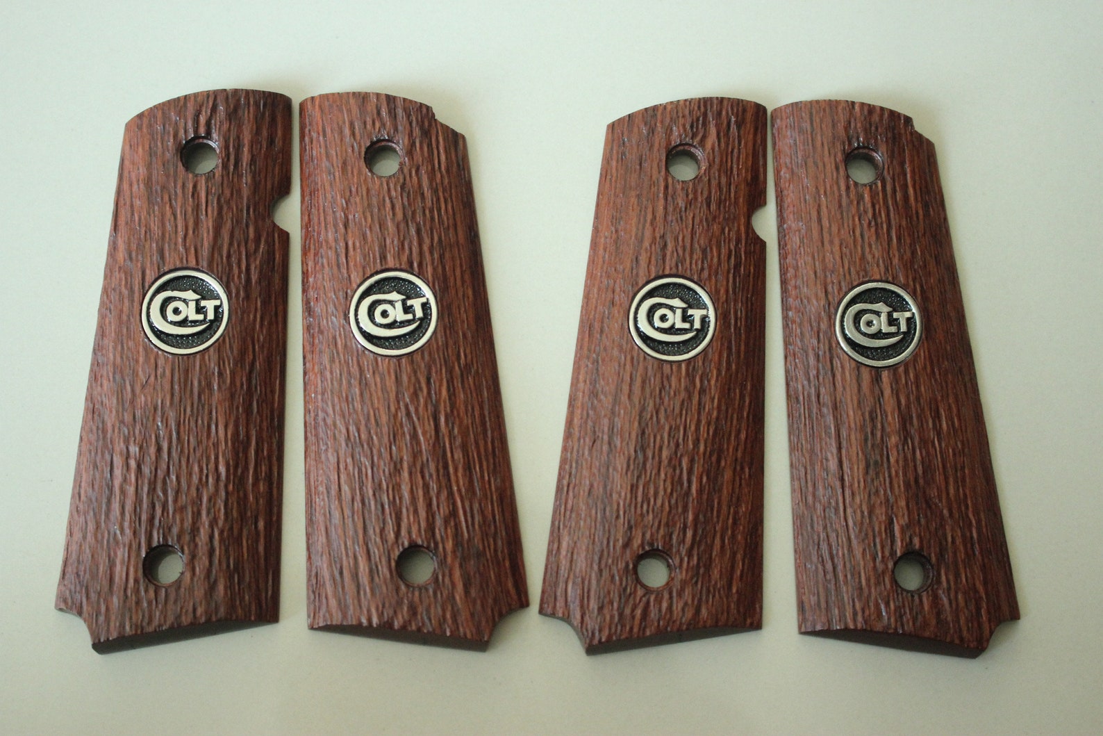 Grips for Colt 1911 Full Size Wood Commander Etsy