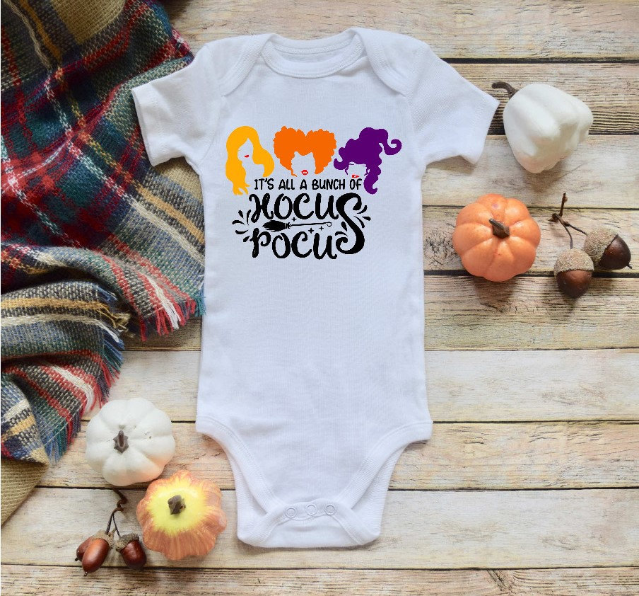 It s just a bunch of Hocus Pocus onesie Hocus Pocus onesie Halloween onesie kids halloween Halloween Sanderson Sisters