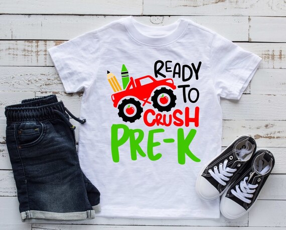 first day of preschool shirt boy