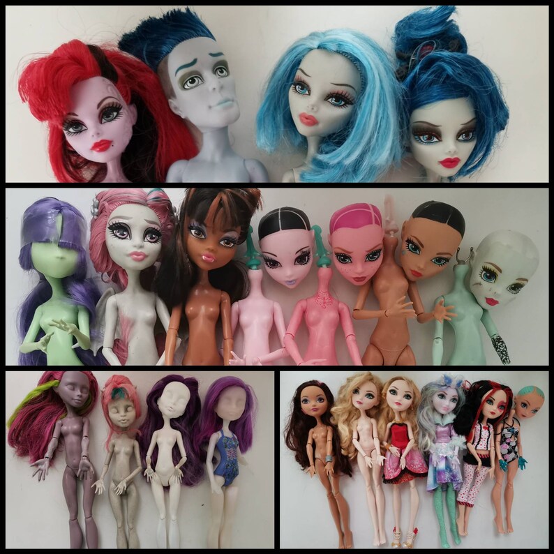 monster high doll blank