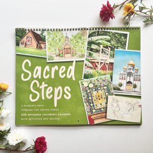 SALE! Sacred Steps 2025 Orthodox Children&#39;s Calendar