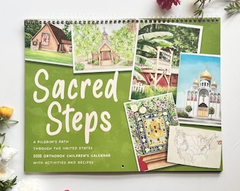 VERKOOP! Orthodoxe kinderkalender Sacred Steps 2025