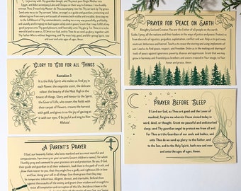 Prayer Cards - Yellow Set