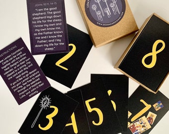 Lent Countdown Cards