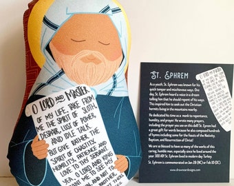 St. Ephrem the Syrian Snuggly Saints Doll