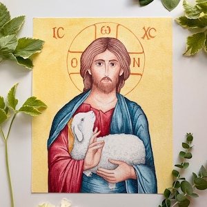 Christ the Good Shepherd Art Print