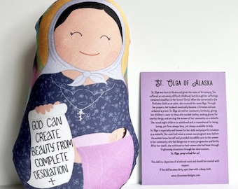 St. Olga of Alaska Snuggly Saints Doll